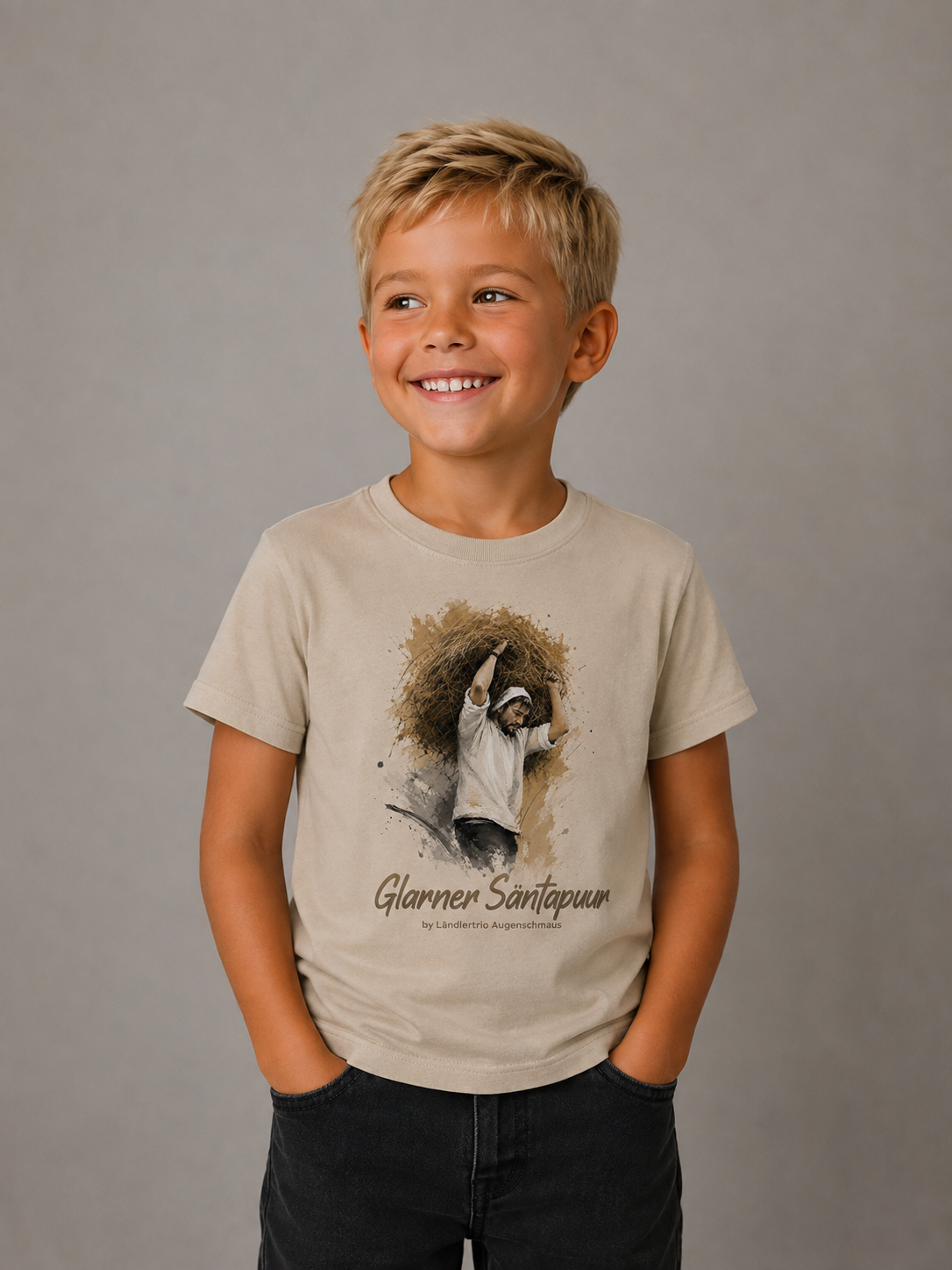 T-Shirt Beige (Glarner Säntapuur)