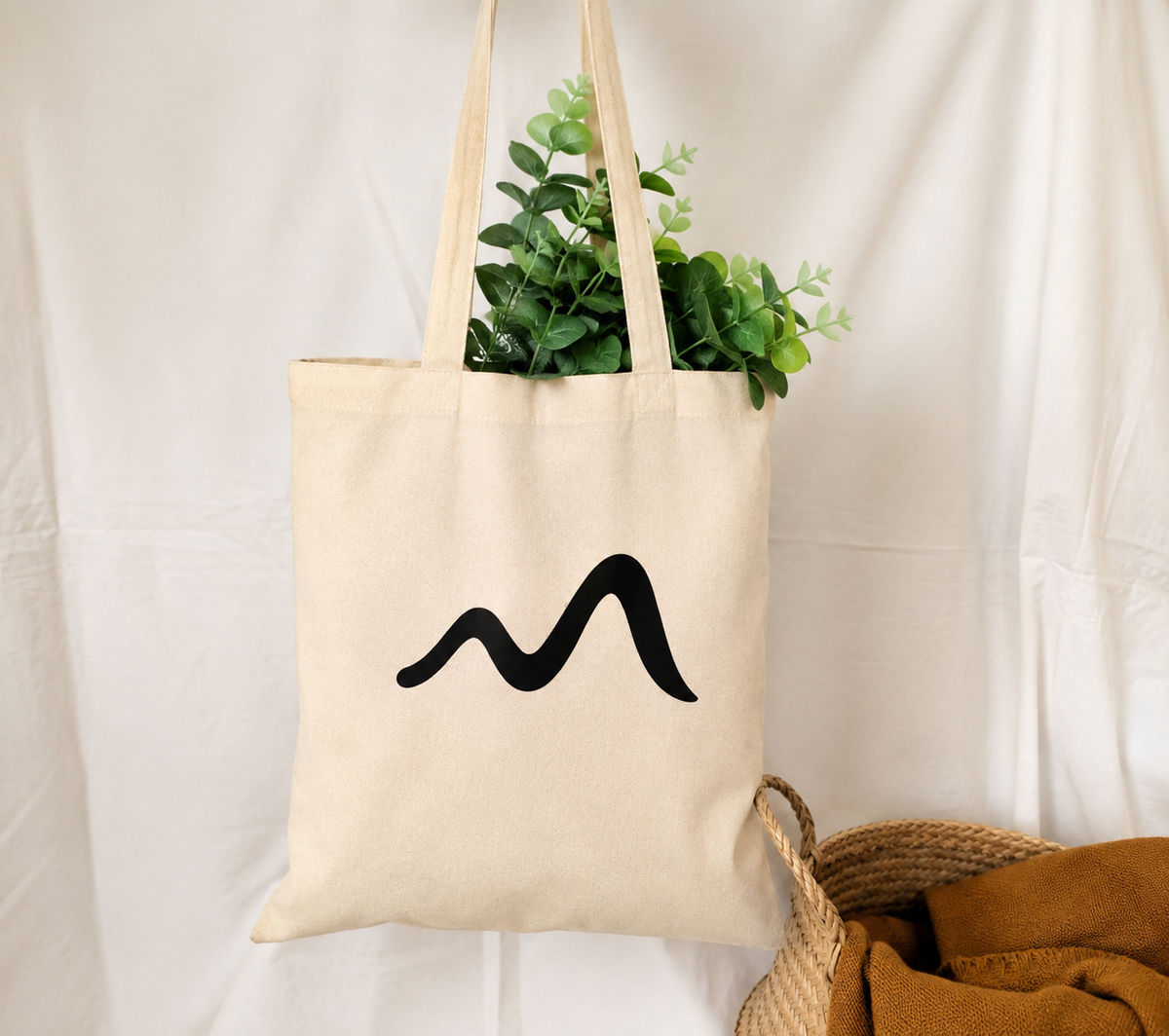 LAEMU Stofftasche - Natural